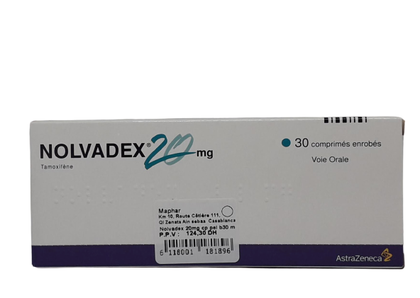 NOLVADEX 20MG BOITE DE 30 COMPRIMES