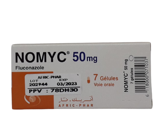 NOMYC 50MG BOITE DE 7 GELULES