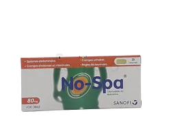NOSPA FORTE 80MG BOITE DE 20 COMPRIMES