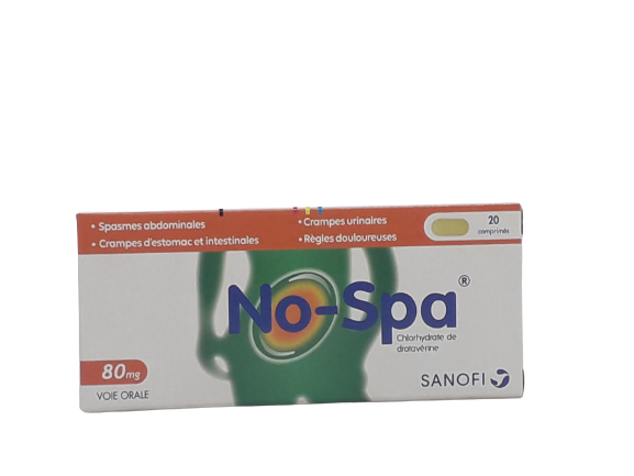 NOSPA FORTE 80MG BOITE DE 20 COMPRIMES