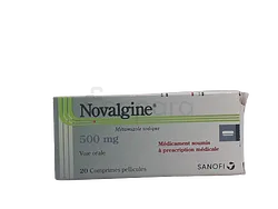 NOVALGINE 500MG BOITE DE 20 COMPRIMES