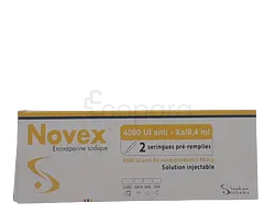 NOVEX 4000UI/0.4ML BOITE DE 2 INJECTABLES