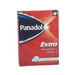PANADOL EXTRA 500MG 65MG BOITE DE 20 COMPRIMES