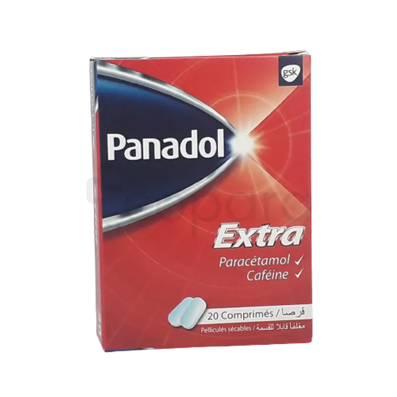 PANADOL EXTRA 500MG 65MG BOITE DE 20 COMPRIMES