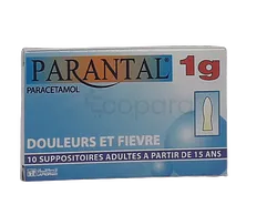PARANTAL 1G BOITE DE 10 SUPPOSITOIRES