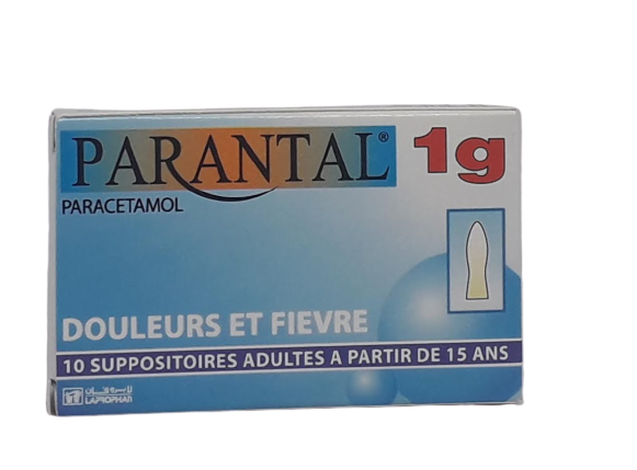 PARANTAL 1G BOITE DE 10 SUPPOSITOIRES