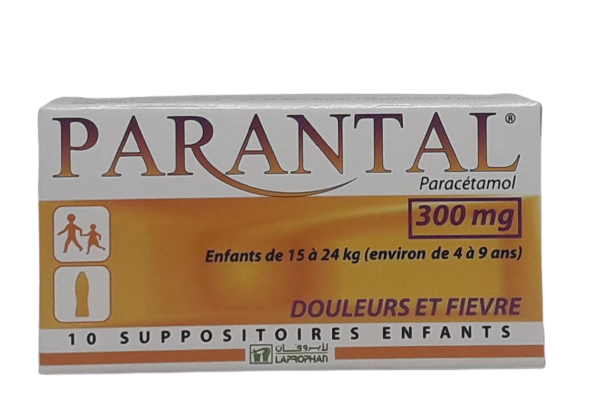 PARANTAL 250MG ENFANTS BOITE DE 10 SUPPOSITOIRES