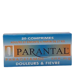 PARANTAL 500MG BOITE DE 20 COMPRIMES