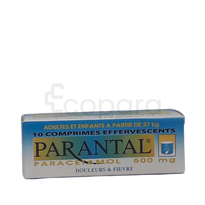 PARANTAL 500MG BOITE DE 10 COMPRIMES EFFERVESCENTS PM