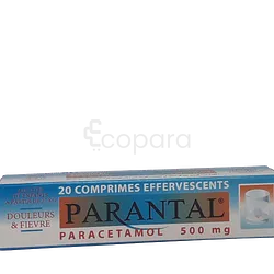 PARANTAL 500MG BOITE DE 20 COMPRIMES EFFERVESCENTS REFERENCE 900163