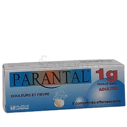 PARANTAL 1G BOITE DE 8 COMPRIMES EFFERVESCENTS