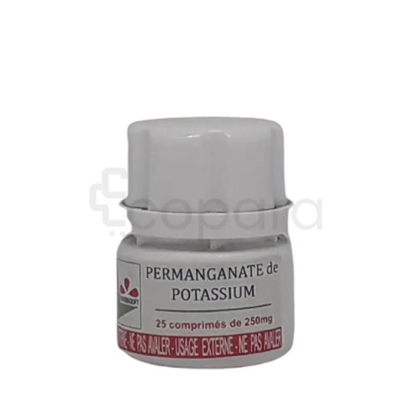 PERMANGANATE DE POTASSIUM 250MG BOITE DE 25 COMPRIMES