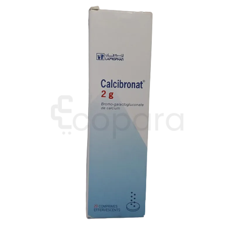 CALCIBRONAT 2G BOITE DE 20 COMPRIMES