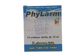 PHYLARM 10ML BOITE DE 16 UNIDOSES STERILES COLLYRE