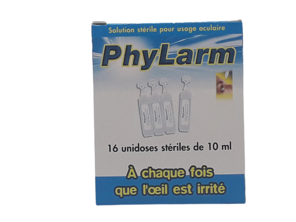 PHYLARM 10ML BOITE DE 16 UNIDOSES STERILES COLLYRE