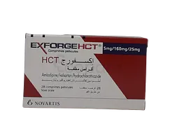 EXFORGE HCT 10MG/12.5MG/160MG BOITE DE 28 COMPRIMES