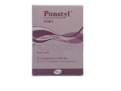 PONSTYL 500MG BOITE DE 20 COMPRIMES
