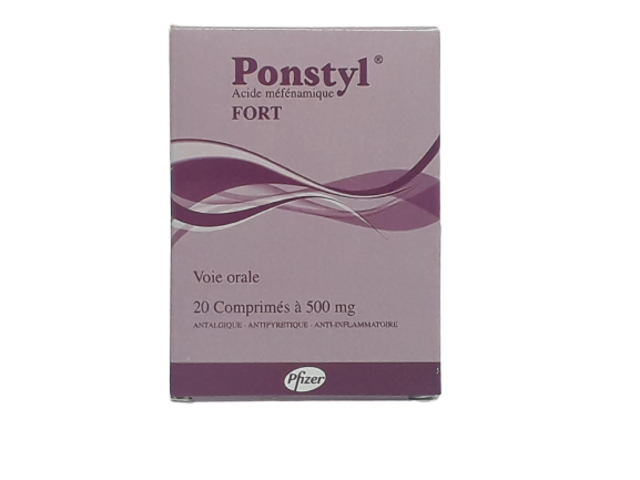 PONSTYL 500MG BOITE DE 20 COMPRIMES