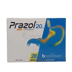 PRAZOL 20MG BOITE DE 28 GELULES