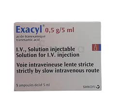 EXACYL 0.5G/5ML BOITE DE 5 INJECTABLE