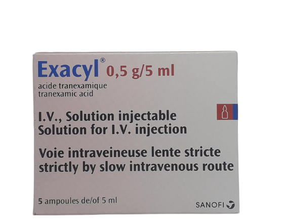 EXACYL 0.5G/5ML BOITE DE 5 INJECTABLE