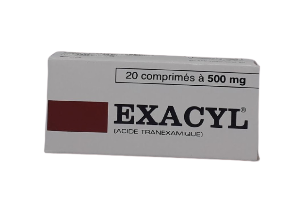 EXACYL 500MG BOITE DE 20 COMPRIMES