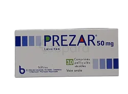 PREZAR 50MG BOITE DE 30 COMPRIMES SECABLES