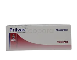 PRILVAS 5MG BOITE DE 28 COMPRIMES