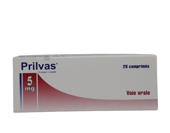 PRILVAS 5MG BOITE DE 28 COMPRIMES