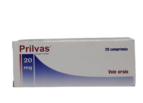 PRILVAS 20MG BOITE DE 28 COMPRIMES