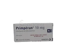 PRIMPERAN 10MG BOITE DE 40 COMPRIMES