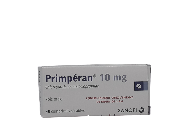PRIMPERAN 10MG BOITE DE 40 COMPRIMES