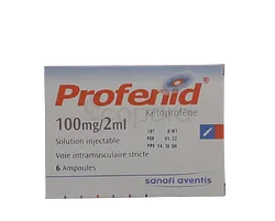 PROFENID 100MG BOITE DE 6 AMPOULES 2ML INJECTABLES