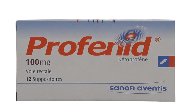 PROFENID 100MG BOITE DE 12 SUPPOSITOIRES