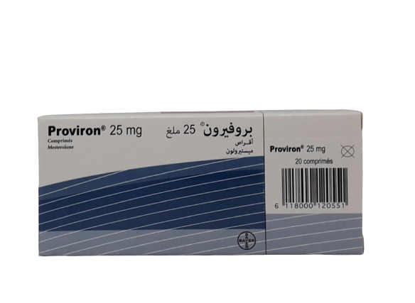 PROVIRON 25MG BOITE DE 20 COMPRIMES