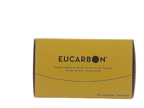 EUCARBON BOITE DE 100 COMPRIMES GRAND MODELE