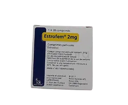 ESTROFEM 2MG BOITE DE 28 COMPRIMES REFERENCE 1100372