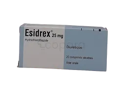 ESIDREX 25MG BOITE DE 20 COMPRIMES