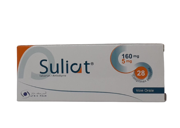 SULIAT HCT 160MG/5MG/25MG BOITE DE 28 COMPRIMES