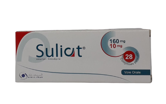 SULIAT HCT 160MG/10MG/25MG BOITE DE 28 COMPRIMES