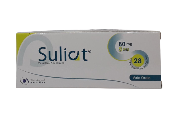 SULIAT 80MG/5MG BOITE DE 28 COMPRIMES