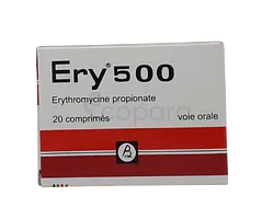 ERY 500MG BOITE DE 20 COMPRIMES