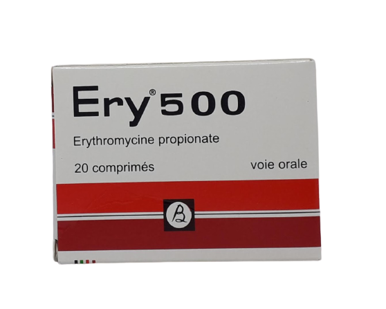 ERY 500MG BOITE DE 20 COMPRIMES