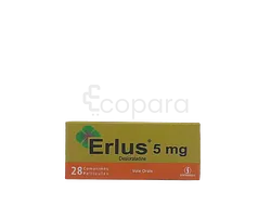 ERLUS 5MG BOITE DE 28 COMPRIMES