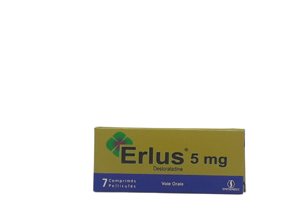 ERLUS 5MG BOITE DE 7 COMPRIMES