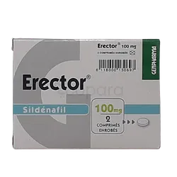 ERECTOR 100MG BOITE DE 2 COMPRIMES