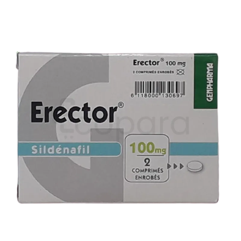 ERECTOR 100MG BOITE DE 2 COMPRIMES