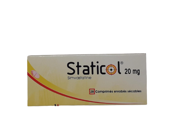 STATICOL 20MG BOITE DE 28 COMPRIMES GM