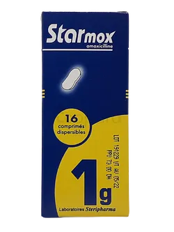 STARMOX 1G BOITE DE 16 COMPRIMES DISPERSIBLES GM