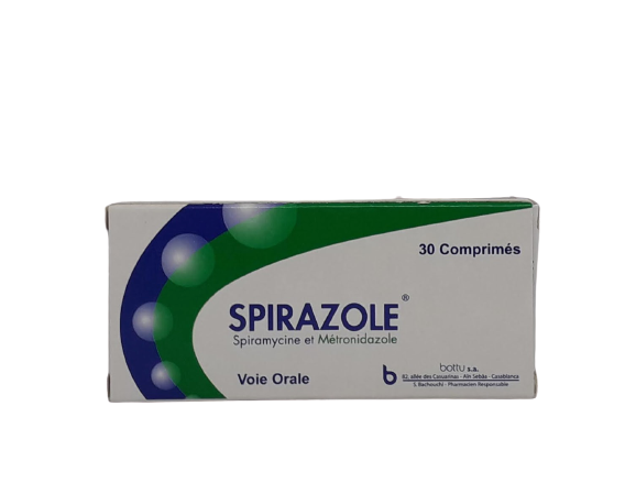 SPIRAZOLE 0.75MUI/125MG BOITE DE 30 COMPRIMES